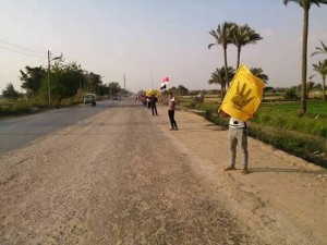 لافتات الإرهابية بالقليوبية