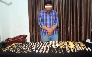 التاجر المتهم بسرقة محل المصوغات بدمياط