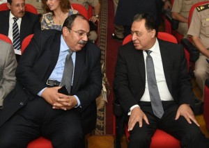 محافظ الأسكندرية فى المستشفى العسكرى