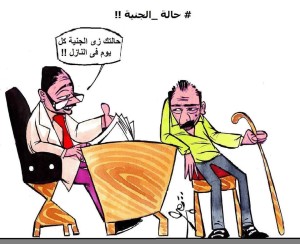 كاريكاتير حالة الجنيه