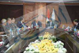 لقاء محافظ الشرقية ووزير الشباب ةالرياضة لوجو