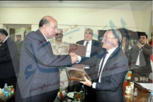 محافظ القليوبية ومدير الامن لوجو