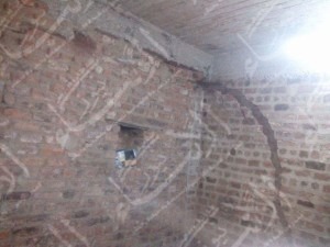 المنزل الذى تم التنقيب فيه