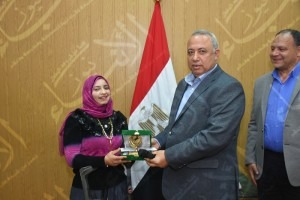 تكريم البطلة رحاب