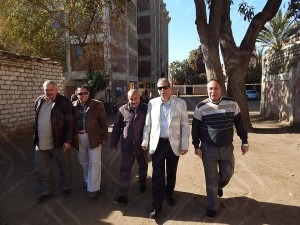 وكيل وزارة التعليم بالمنيا اثناء تفقد امتحانات الاعدادية