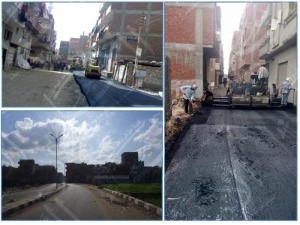 رصف طرق زقازيق 4