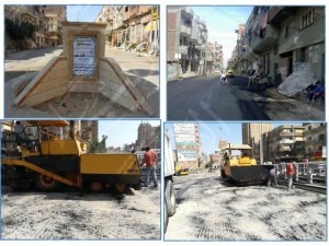 رصف طرق زقازيق 5