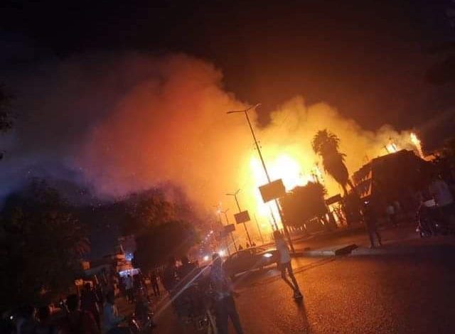 حريق بمصر القديمة